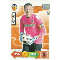 César Valencia 307 Adrenalyn XL La Liga 2010-11