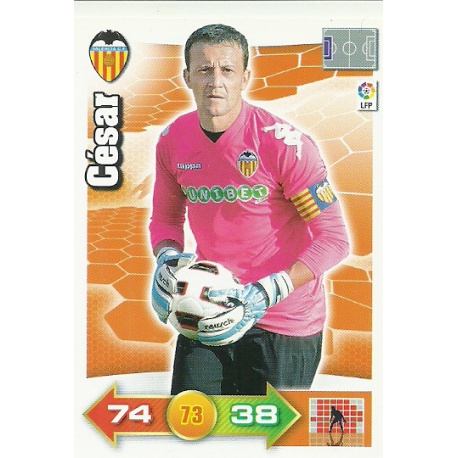 César Valencia 307 Adrenalyn XL La Liga 2010-11