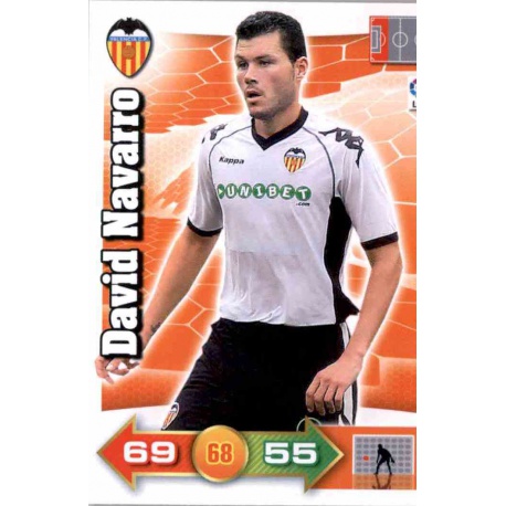 David Navarro Valencia 311 Adrenalyn XL La Liga 2010-11