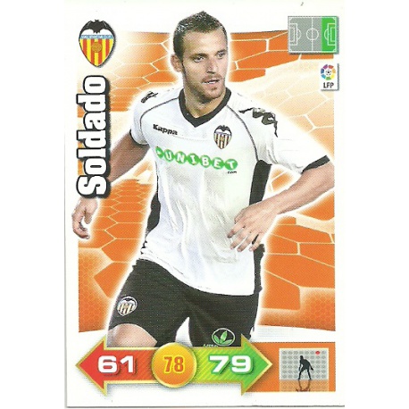 Soldado Valencia 322 Adrenalyn XL La Liga 2010-11