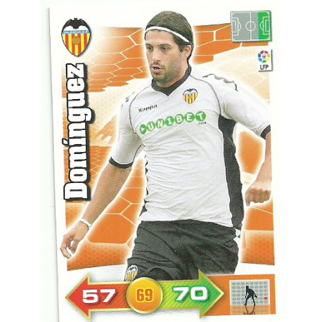Domínguez Valencia 324 Adrenalyn XL La Liga 2010-11