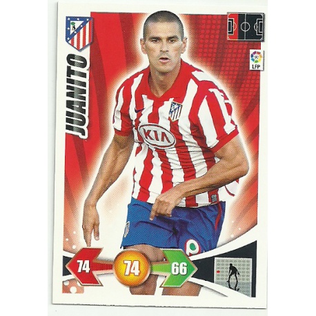 Juanito Atlético Madrid 42 Adrenalyn XL La Liga 2009-10