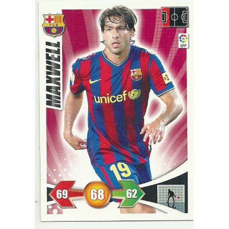 Maxwell Barcelona 61 Adrenalyn XL La Liga 2009-10