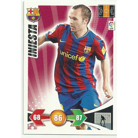 Iniesta Barcelona 66 Adrenalyn XL La Liga 2009-10