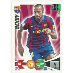 Henry Barcelona 72 Adrenalyn XL La Liga 2009-10