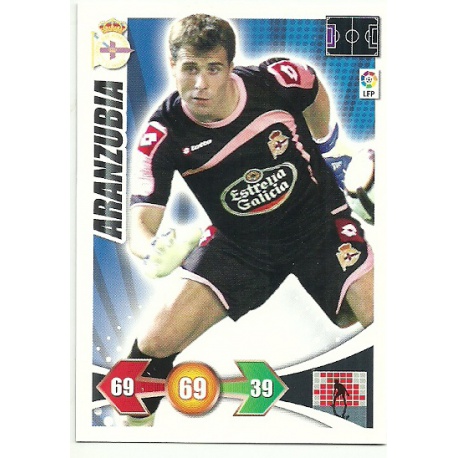 Aranzubia Deportivo 73 Adrenalyn XL La Liga 2009-10