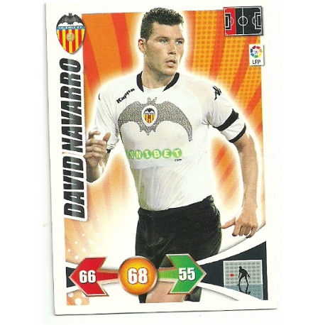 David Navarro Valencia 275 Adrenalyn XL La Liga 2009-10