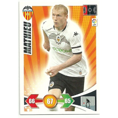 Mathieu Valencia 278 Adrenalyn XL La Liga 2009-10