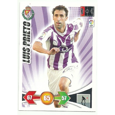 Luis Prieto Valladolid 292 Adrenalyn XL La Liga 2009-10