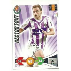 Hector Font Valladolid 303 Adrenalyn XL La Liga 2009-10