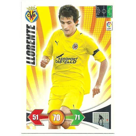Llorente Villareal 322 Adrenalyn XL La Liga 2009-10