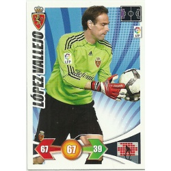 Lopez Vallejo Zaragoza 343 Adrenalyn XL La Liga 2009-10