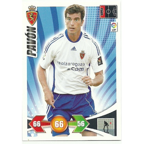 Pavón Zaragoza 346 Adrenalyn XL La Liga 2009-10