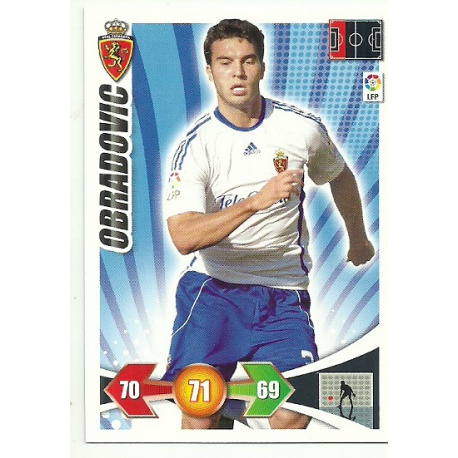 Obradovic Zaragoza 349 Adrenalyn XL La Liga 2009-10