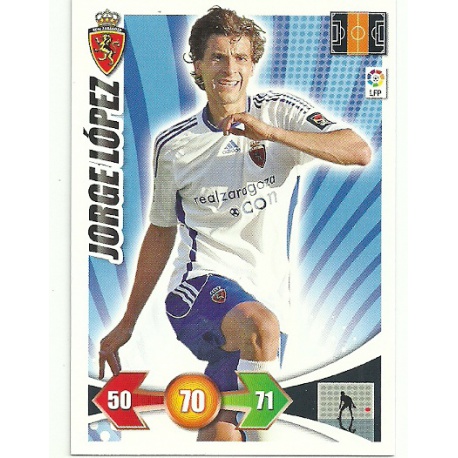 Jorge López Zaragoza 355 Adrenalyn XL La Liga 2009-10