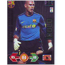 Victor Valdés Ídolos 384 Adrenalyn XL La Liga 2009-10