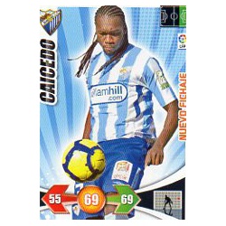 Caicedo Nuevo Fichaje 445 Adrenalyn XL La Liga 2009-10