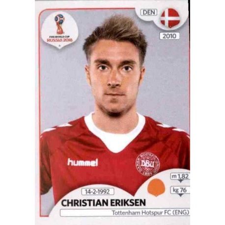 Christian Eriksen Dinamarca 265 Denmark