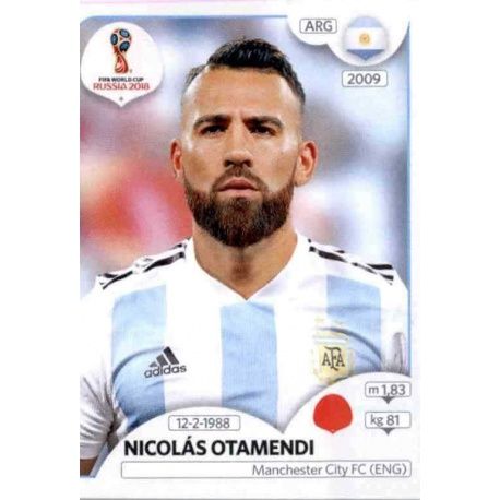 Nicolás Otamendi Argentina 278 Argentina