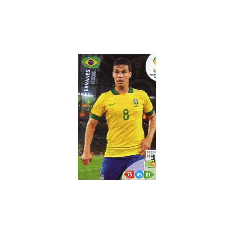 Hernanes Brasil u14 Adrenalyn XL Brasil 2014 Update Edition