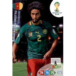 Benoît Assou-Ekotto Cameroun u18 Adrenalyn XL Brasil 2014 Update Edition