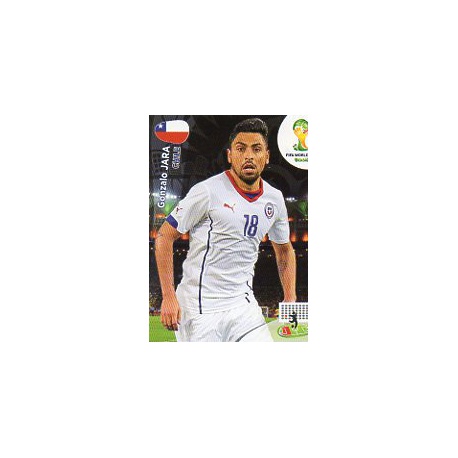 Gonzalo Jara Chile u20 Adrenalyn XL Brasil 2014 Update Edition