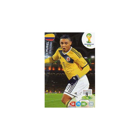 Luis Muriel Colombia u25 Adrenalyn XL Brasil 2014 Update Edition