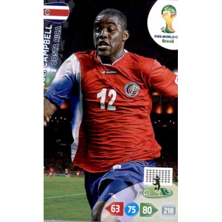 Joel Campbell Côte d'Ivoire u26 Adrenalyn XL Brasil 2014 Update Edition