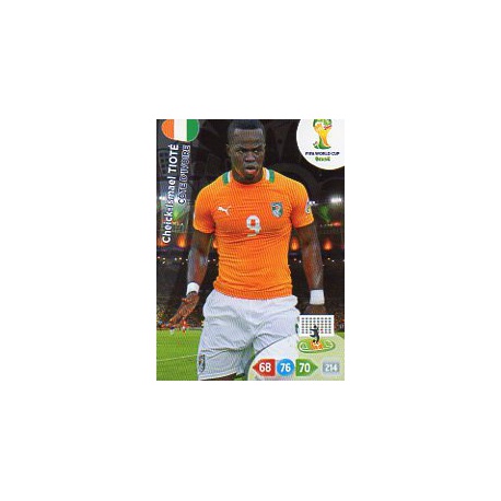 Cheick-Ismaël Tioté Côte d'Ivoire u27 Adrenalyn XL Brasil 2014 Update Edition