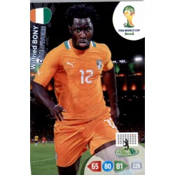 Wilfried Bony Côte d'Ivoire u28 Adrenalyn XL Brasil 2014 Update Edition