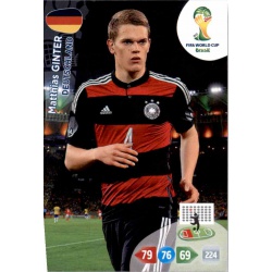 Matthias Ginter Deutschland u29 Adrenalyn XL Brasil 2014 Update Edition