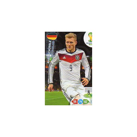 Andre Schürrle Deutschland u32 Adrenalyn XL Brasil 2014 Update Edition