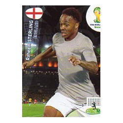 Raheem Sterling Inglaterrra u37 Adrenalyn XL Brasil 2014 Update Edition