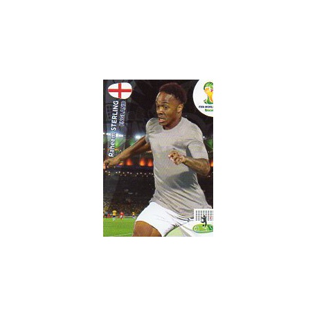 Raheem Sterling Inglaterrra u37 Adrenalyn XL Brasil 2014 Update Edition