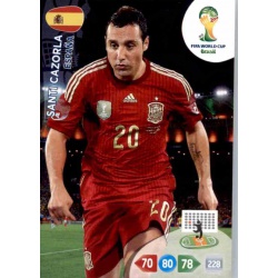 Santi Cazorla España u39 Adrenalyn XL Brasil 2014 Update Edition