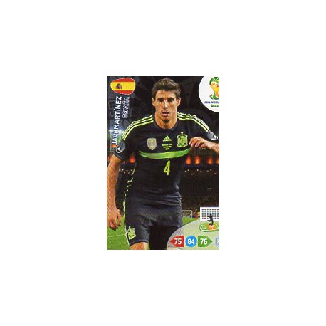 Javi Martínez España u40 Adrenalyn XL Brasil 2014 Update Edition