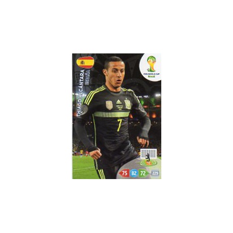 Thiago Alcántara España u41 Adrenalyn XL Brasil 2014 Update Edition