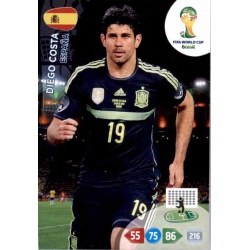 Diego Costa España u42 Adrenalyn XL Brasil 2014 Update Edition