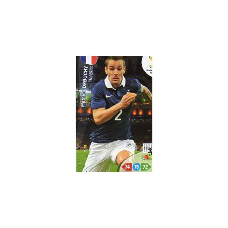 Matthieu Debuchy France u43 Adrenalyn XL Brasil 2014 Update Edition