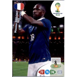 Moussa Sissoko France u45 Adrenalyn XL Brasil 2014 Update Edition