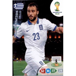 Ioannis Fetfatzidis Hellas u49 Adrenalyn XL Brasil 2014 Update Edition