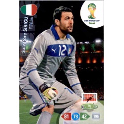 Salvatore Sirigu Italia u54 Adrenalyn XL Brasil 2014 Update Edition