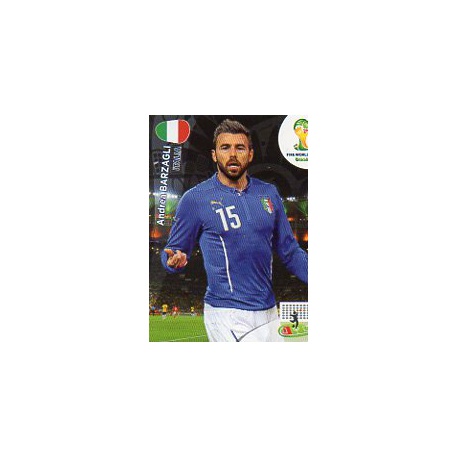 Andrea Barzagli Italia u55 Adrenalyn XL Brasil 2014 Update Edition