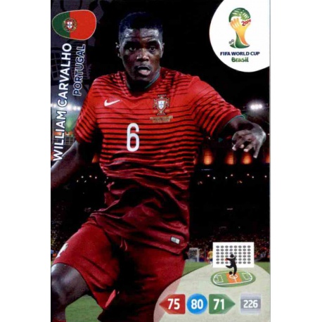 William Carvalho Portugal u66 Adrenalyn XL Brasil 2014 Update Edition