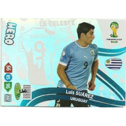 Luis Suárez Hero Uruguay u79 Adrenalyn XL Brasil 2014 Update Edition