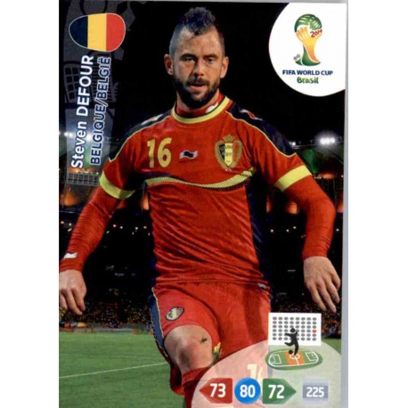 Steven Defour Belgique u85 Adrenalyn XL Brasil 2014 Update Edition