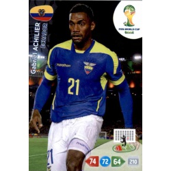 Gabriel Achilier Ecuador u102 Adrenalyn XL Brasil 2014 Update Edition