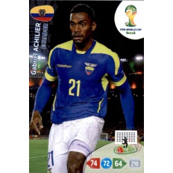 Gabriel Achilier Ecuador u102 Adrenalyn XL Brasil 2014 Update Edition