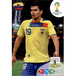 Luis Saritama Ecuador u104 Adrenalyn XL Brasil 2014 Update Edition