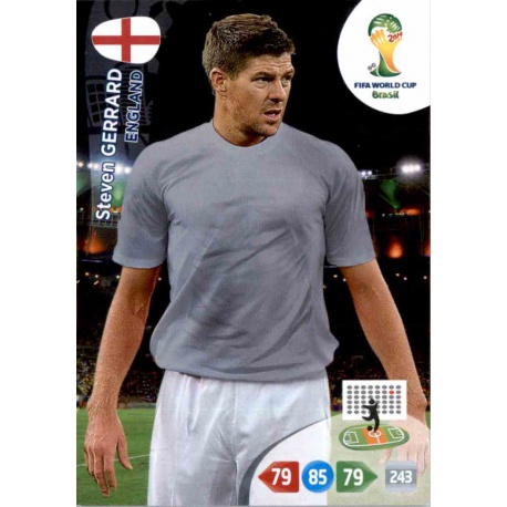 Steven Gerrard England u106 Adrenalyn XL Brasil 2014 Update Edition